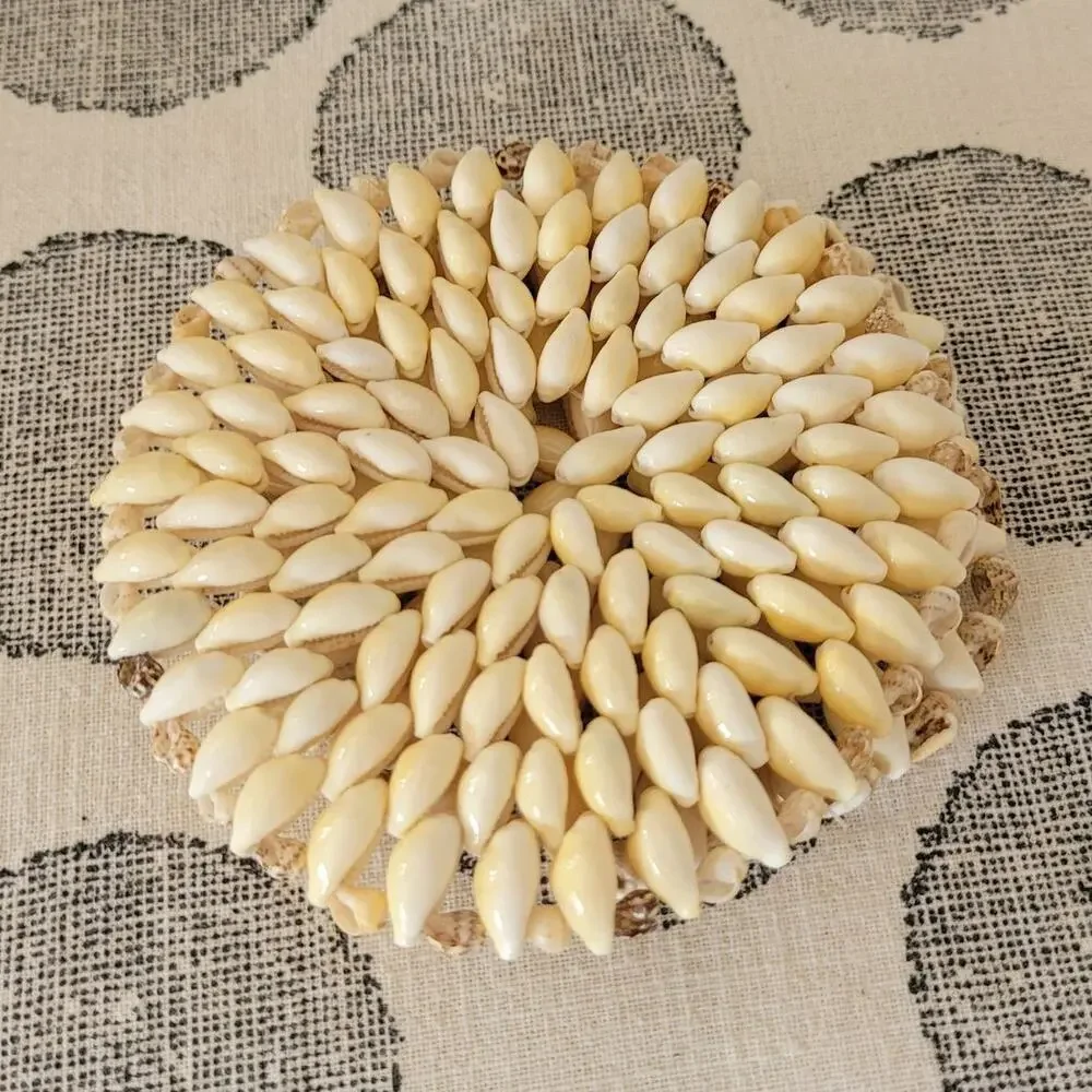 Handmade Seashell Coasters Set of 2- 4